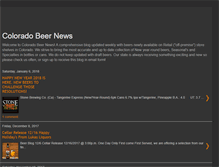 Tablet Screenshot of coloradobeernews.blogspot.com