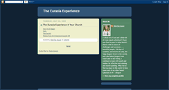 Desktop Screenshot of eurasiaexperience.blogspot.com