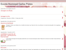 Tablet Screenshot of escolamunicipalcarlosprates.blogspot.com