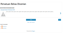 Tablet Screenshot of bekasdixonian.blogspot.com