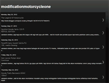 Tablet Screenshot of modificationmotorcycleone.blogspot.com