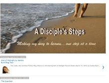 Tablet Screenshot of disciplesteps.blogspot.com