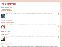 Tablet Screenshot of billanthrope.blogspot.com