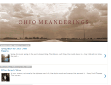 Tablet Screenshot of ohiomeanderings.blogspot.com