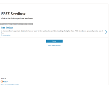 Tablet Screenshot of free-seedbox.blogspot.com