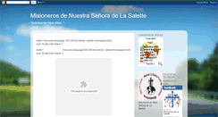 Desktop Screenshot of misionerosdelasalette.blogspot.com