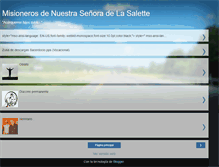 Tablet Screenshot of misionerosdelasalette.blogspot.com