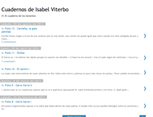 Tablet Screenshot of cuadernosdeisabelviterbo.blogspot.com