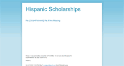 Desktop Screenshot of hispanicscholarships00.blogspot.com