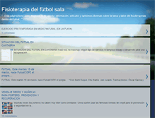 Tablet Screenshot of fisioterapiafutsal.blogspot.com