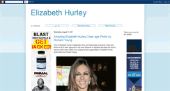 Desktop Screenshot of elizabeth-hurley-plus.blogspot.com