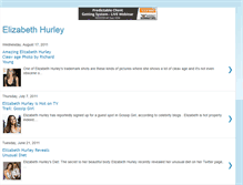 Tablet Screenshot of elizabeth-hurley-plus.blogspot.com