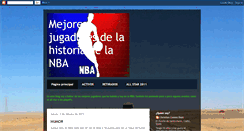 Desktop Screenshot of mejoresjugadoresdelahistoriadelanba.blogspot.com