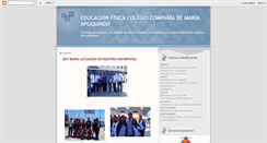 Desktop Screenshot of educacionfisicaciamaria.blogspot.com