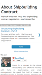 Mobile Screenshot of davidseah-shipbuildingcontract.blogspot.com