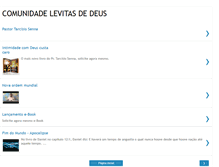 Tablet Screenshot of comunidadelevitasdedeus.blogspot.com