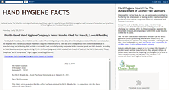 Desktop Screenshot of handhygienefacts.blogspot.com