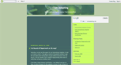 Desktop Screenshot of iamadopting.blogspot.com