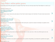 Tablet Screenshot of online-party-poker.blogspot.com
