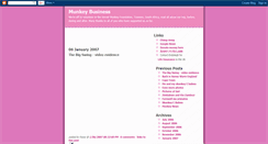 Desktop Screenshot of munkey-business.blogspot.com