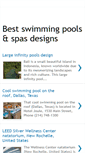 Mobile Screenshot of best-swimming-pools-spas-designs.blogspot.com