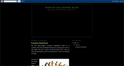 Desktop Screenshot of kallestraining.blogspot.com