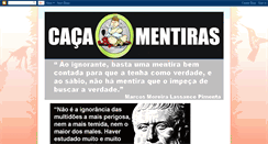 Desktop Screenshot of cacamentiras.blogspot.com
