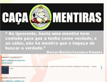 Tablet Screenshot of cacamentiras.blogspot.com