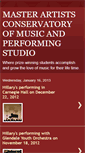 Mobile Screenshot of masterartistsperformingstudio.blogspot.com