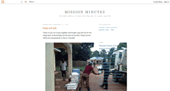 Desktop Screenshot of missionminutes.blogspot.com