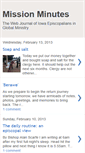 Mobile Screenshot of missionminutes.blogspot.com
