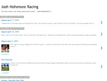 Tablet Screenshot of joshhohenseeracing.blogspot.com