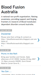 Mobile Screenshot of bloodfusionaustralia.blogspot.com