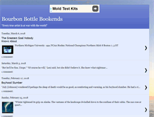 Tablet Screenshot of bourbonbottlebookends.blogspot.com