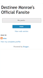Mobile Screenshot of destinee-monroe.blogspot.com