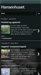 Mobile Screenshot of hansenhuset.blogspot.com