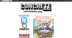 Desktop Screenshot of concretemag.blogspot.com