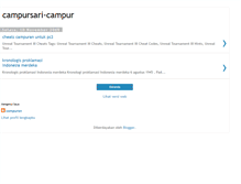 Tablet Screenshot of campursari-campur.blogspot.com