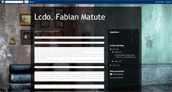 Desktop Screenshot of fabianmatutesociales.blogspot.com