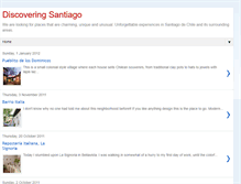 Tablet Screenshot of discoveringsantiago.blogspot.com