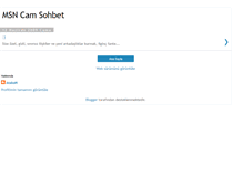 Tablet Screenshot of msncamsohbet.blogspot.com