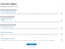 Tablet Screenshot of coolhotvideos.blogspot.com