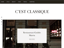 Tablet Screenshot of cestclassique.blogspot.com