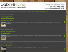 Tablet Screenshot of cabin-living.blogspot.com