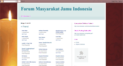 Desktop Screenshot of forummasyarakatjamuindonesia.blogspot.com