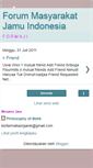 Mobile Screenshot of forummasyarakatjamuindonesia.blogspot.com