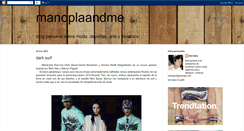 Desktop Screenshot of manoplaandme.blogspot.com