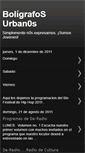 Mobile Screenshot of boligrafosurbanos.blogspot.com