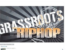 Tablet Screenshot of grassrootshiphopshow.blogspot.com