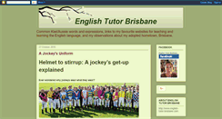 Desktop Screenshot of english-tutor-brisbane.blogspot.com